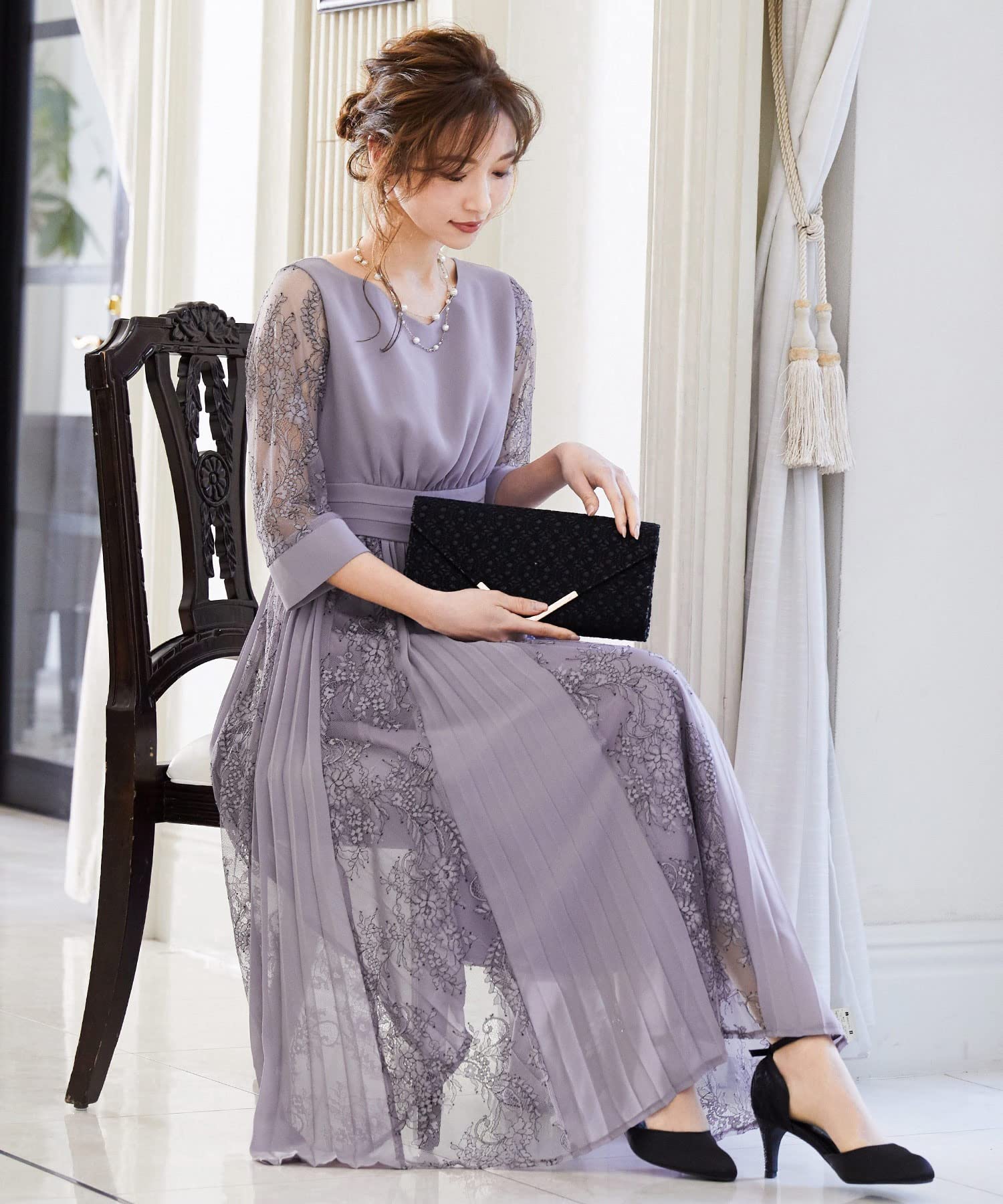 【Mie】ANDRESD/niana ワンピース オケージョン Mサイズ Amazon.co.jp: niana: DRESS